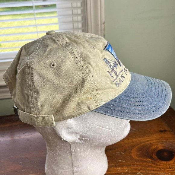 Rare Vintage San Francisco Strapback After The Quake Golden Gate Bridge Dad Hat - Picture 7 of 12